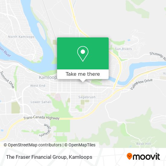 The Fraser Financial Group map