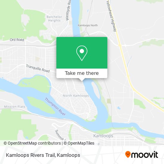 Kamloops Rivers Trail map