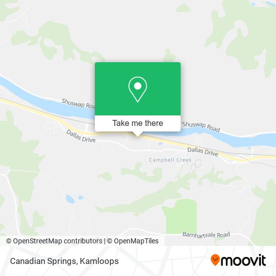 Canadian Springs map