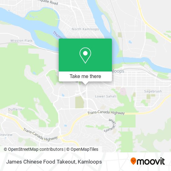 James Chinese Food Takeout map