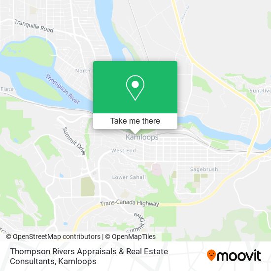 Thompson Rivers Appraisals & Real Estate Consultants map