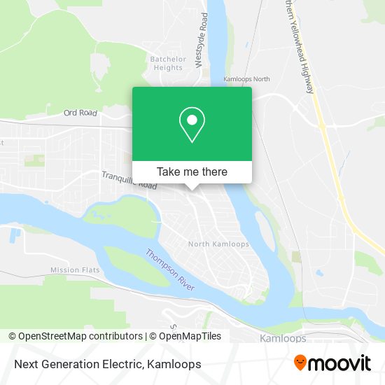 Next Generation Electric map