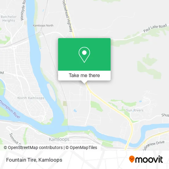 Fountain Tire map