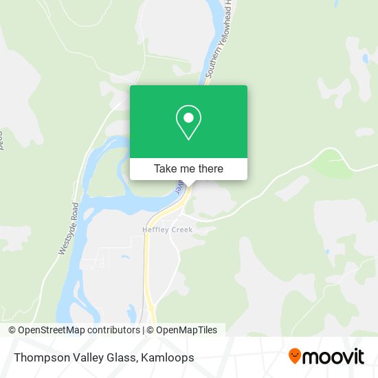 Thompson Valley Glass map