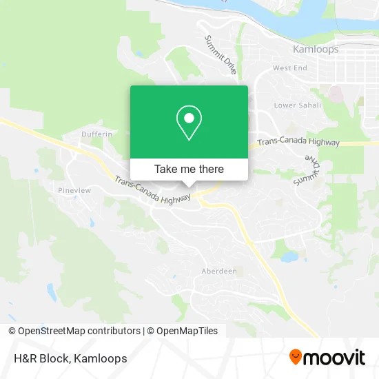H&R Block map