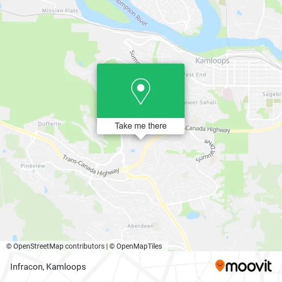 Infracon map
