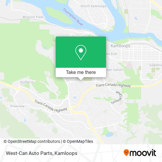 West-Can Auto Parts map