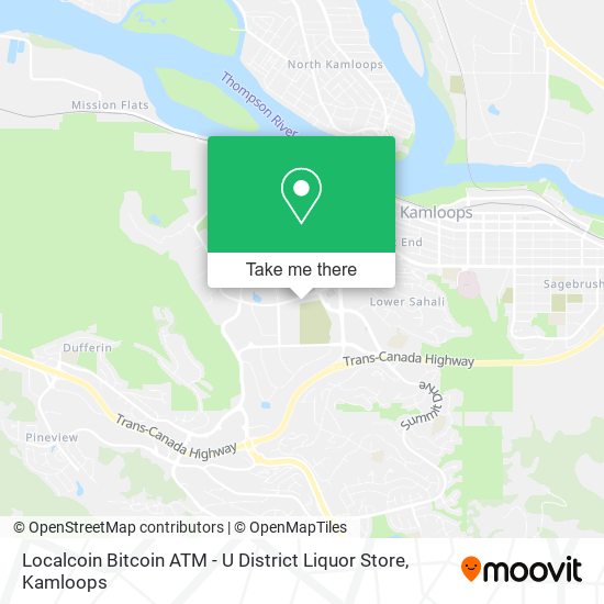 Localcoin Bitcoin ATM - U District Liquor Store plan