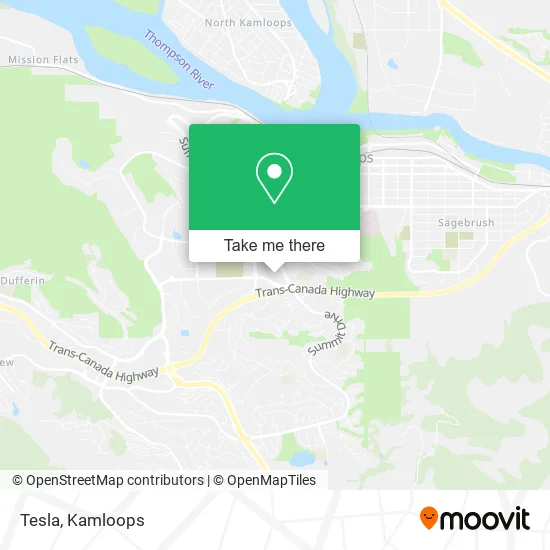 Tesla map