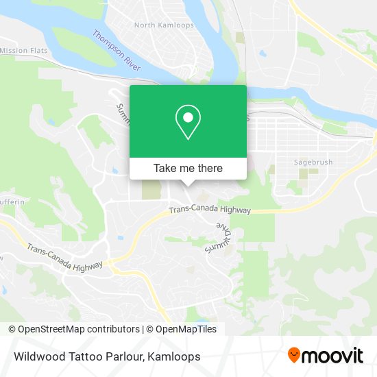 Wildwood Tattoo Parlour map