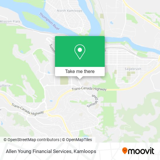 Allen Young Financial Services map