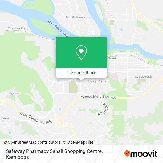 Safeway Pharmacy Sahali Shopping Centre map