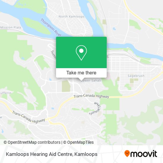 Kamloops Hearing Aid Centre map