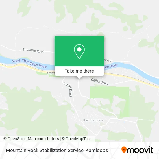 Mountain Rock Stabilization Service map