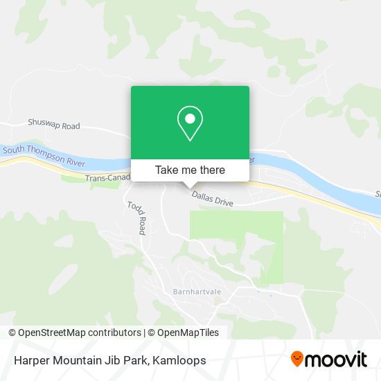 Harper Mountain Jib Park map