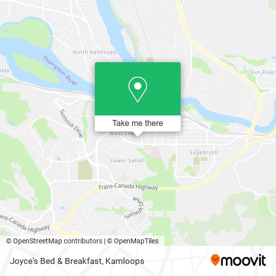 Joyce's Bed & Breakfast map