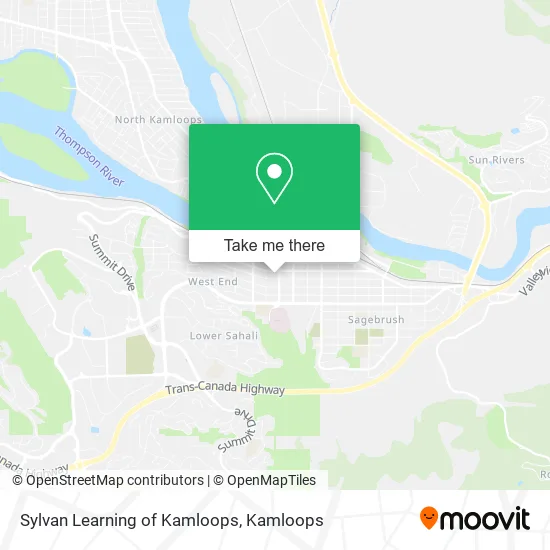Sylvan Learning of Kamloops map