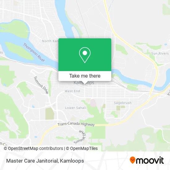 Master Care Janitorial map