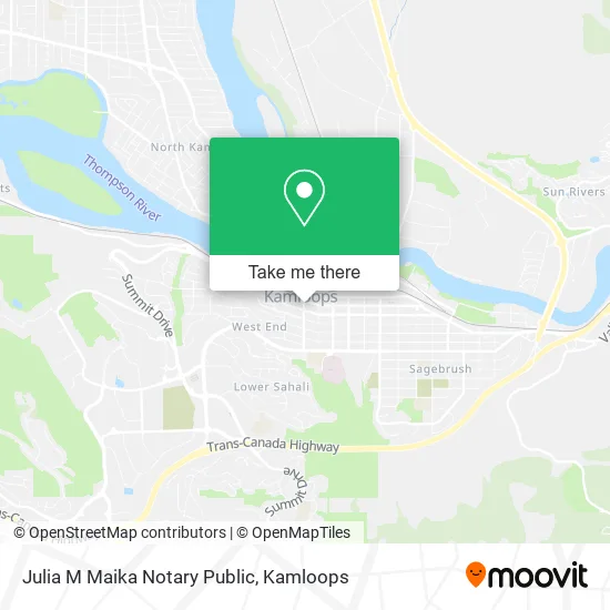 Julia M Maika Notary Public map