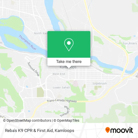 Reba's K9 CPR & First Aid map