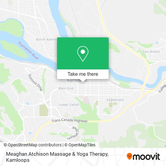 Meaghan Atchison Massage & Yoga Therapy map