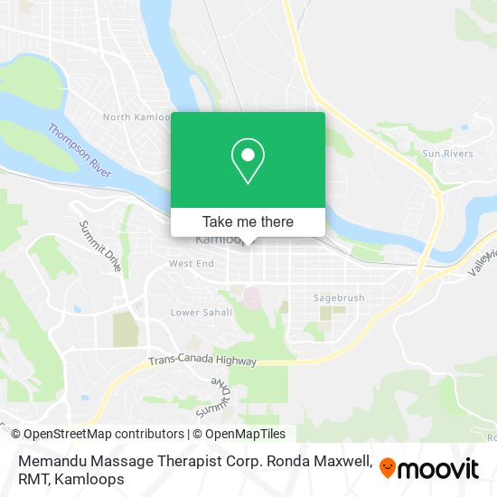 Memandu Massage Therapist Corp. Ronda Maxwell, RMT map