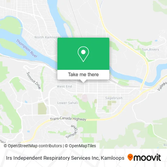 Irs Independent Respiratory Services Inc map
