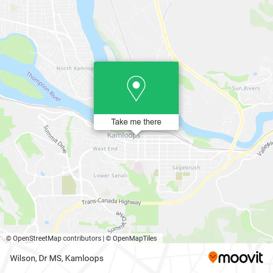 Wilson, Dr MS map