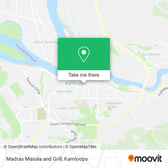 Madras Masala and Grill map