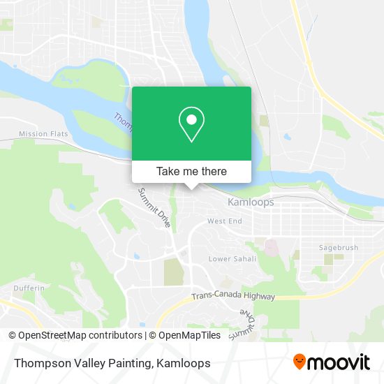 Thompson Valley Painting map