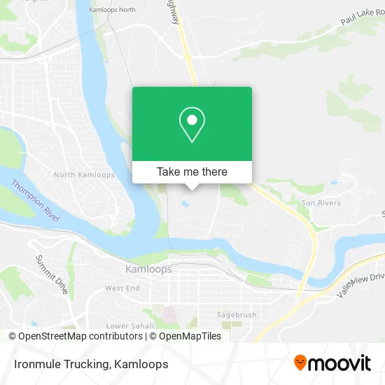 Ironmule Trucking map