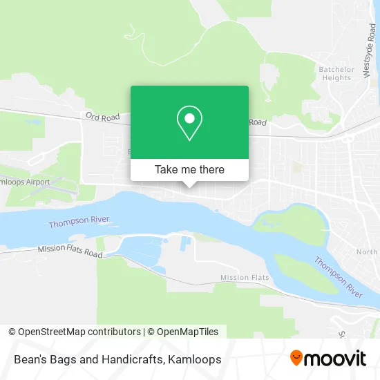 Bean's Bags and Handicrafts map
