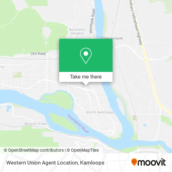 Western Union Agent Location plan