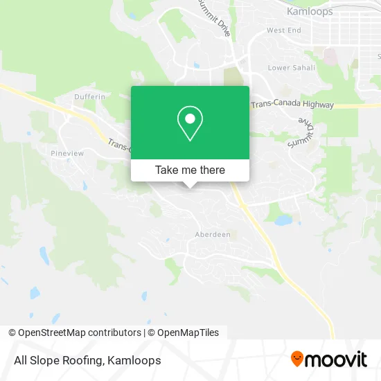 All Slope Roofing map