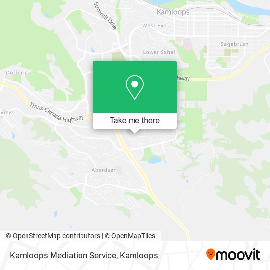Kamloops Mediation Service map