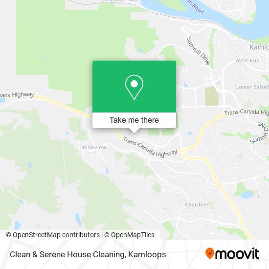Clean & Serene House Cleaning map