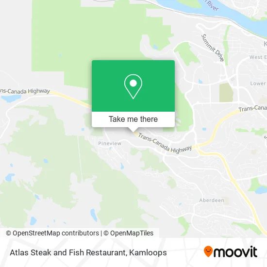 Atlas Steak and Fish Restaurant map