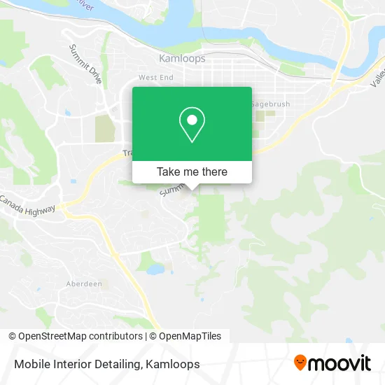 Mobile Interior Detailing map