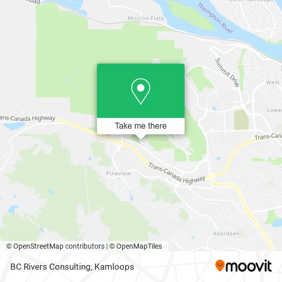 BC Rivers Consulting map