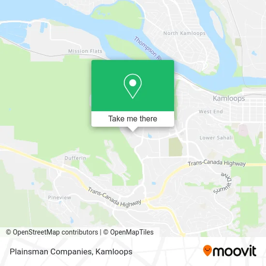 Plainsman Companies map