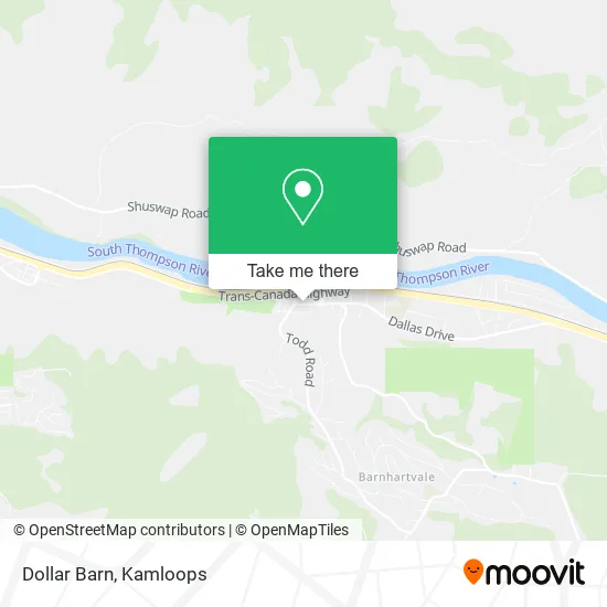 Dollar Barn map