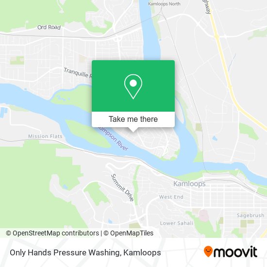 Only Hands Pressure Washing map