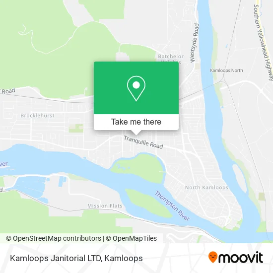 Kamloops Janitorial LTD map