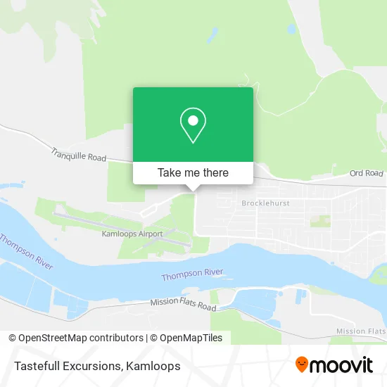 Tastefull Excursions map