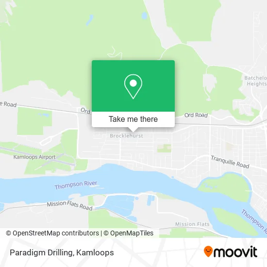 Paradigm Drilling map