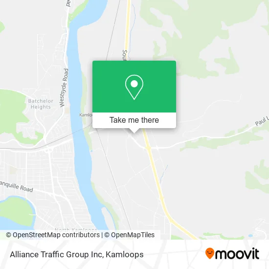 Alliance Traffic Group Inc map