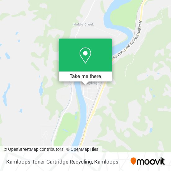 Kamloops Toner Cartridge Recycling map