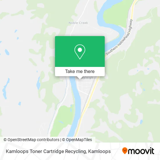 Kamloops Toner Cartridge Recycling map
