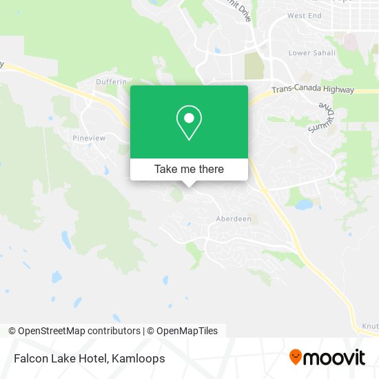 Falcon Lake Hotel map