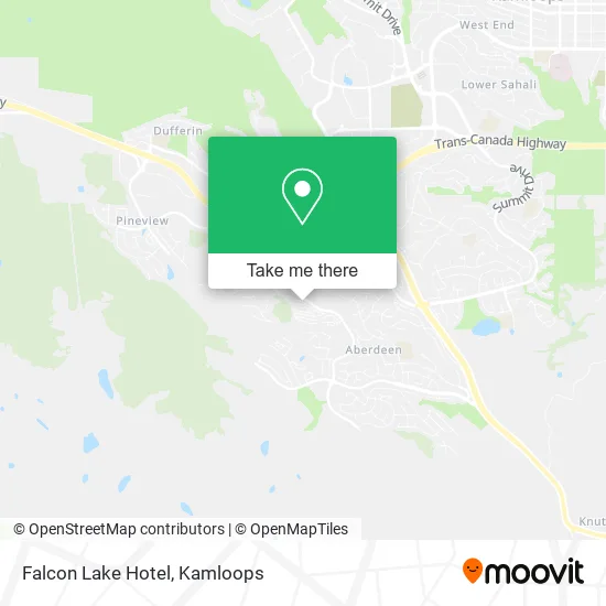 Falcon Lake Hotel map